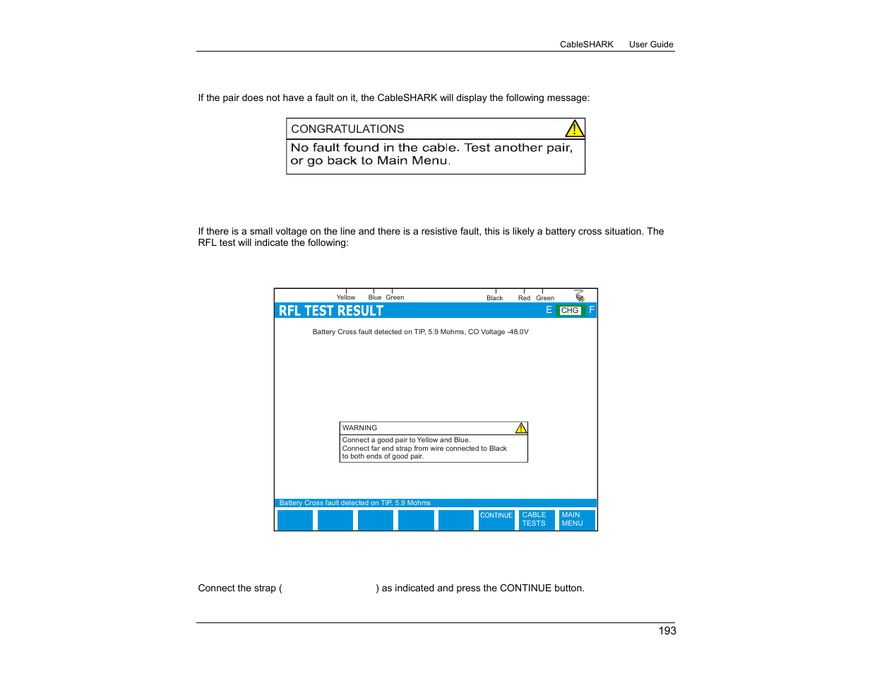 EXFO CableSHARK P3 VF/DSL Cable Qualifier User Manual | Page 205 / 321