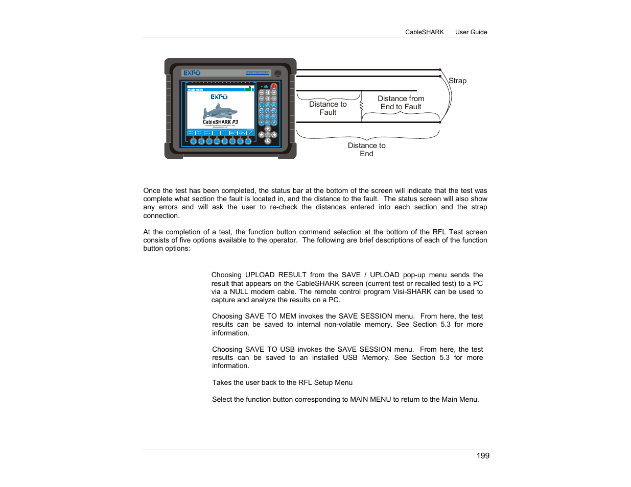 Ab c, De f, Gh i | Jk l, Mn o, Pr s, Tu v, Wx y, Run stop | EXFO CableSHARK P3 VF/DSL Cable Qualifier User Manual | Page 211 / 321