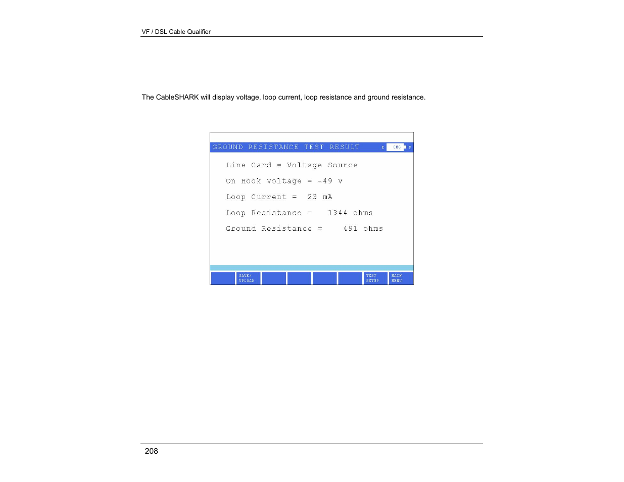 EXFO CableSHARK P3 VF/DSL Cable Qualifier User Manual | Page 220 / 321