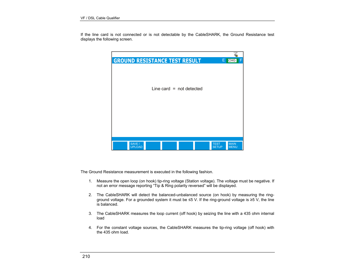 EXFO CableSHARK P3 VF/DSL Cable Qualifier User Manual | Page 222 / 321
