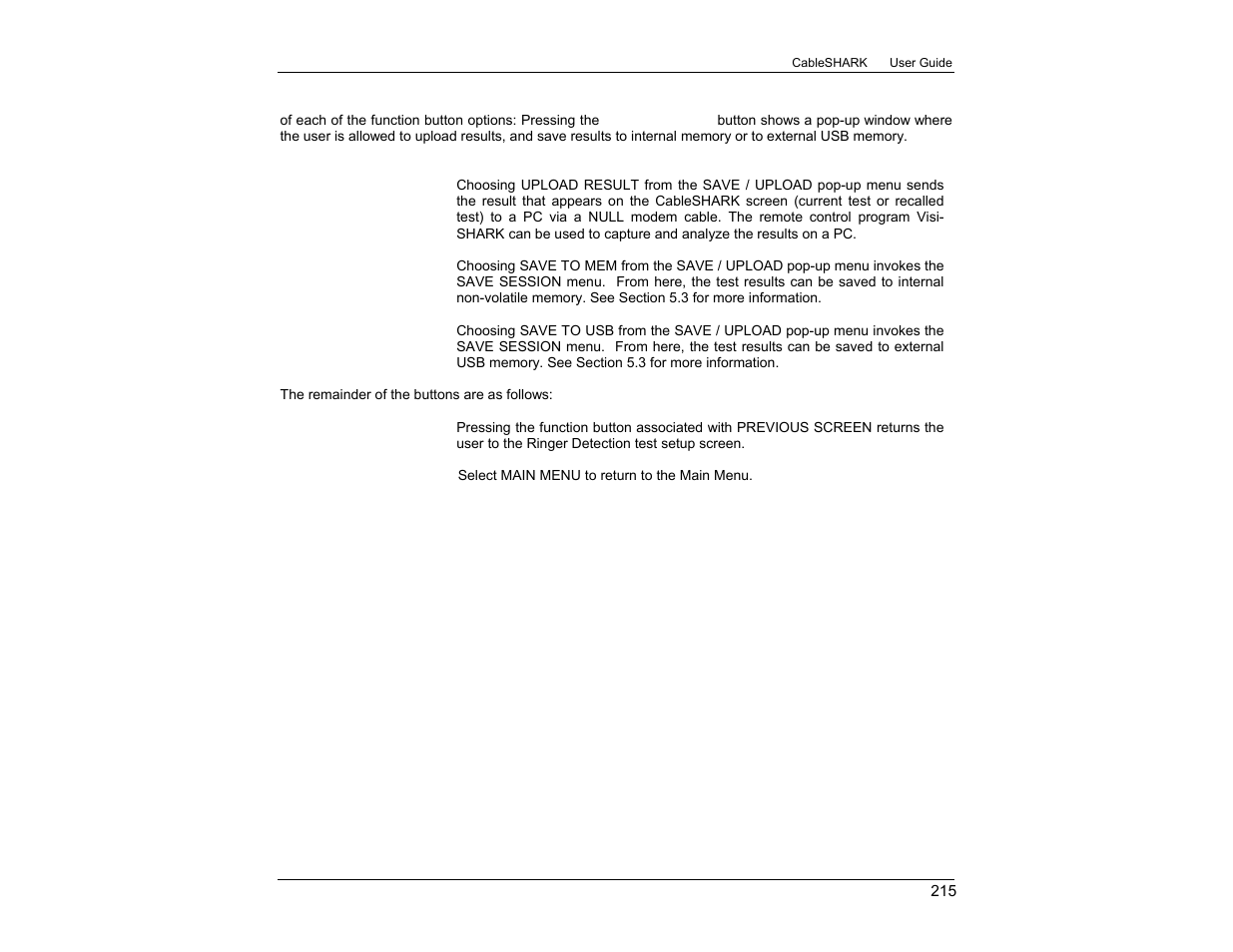 EXFO CableSHARK P3 VF/DSL Cable Qualifier User Manual | Page 227 / 321