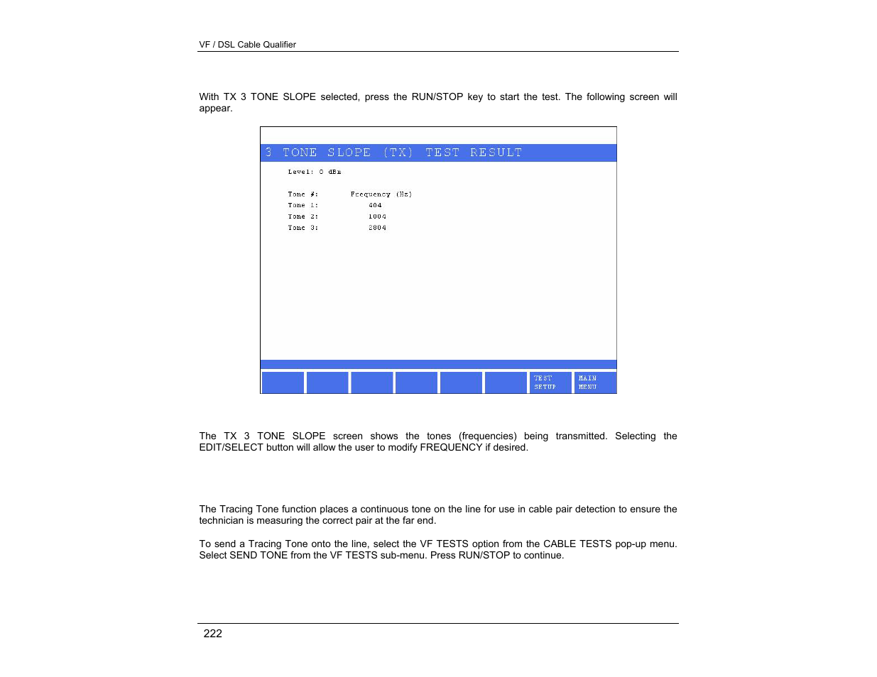 EXFO CableSHARK P3 VF/DSL Cable Qualifier User Manual | Page 234 / 321