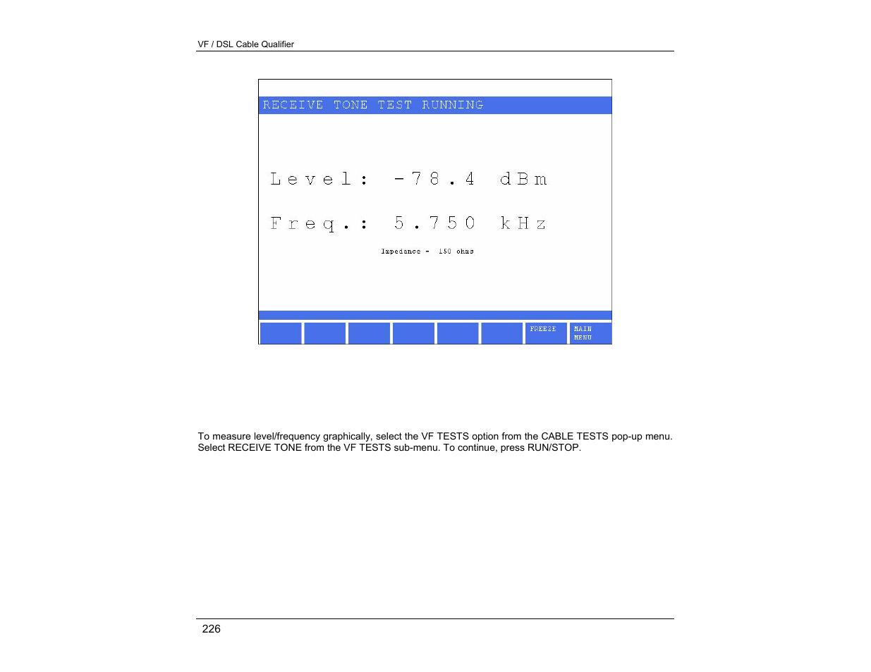 EXFO CableSHARK P3 VF/DSL Cable Qualifier User Manual | Page 238 / 321