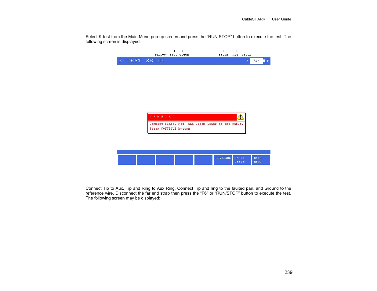 EXFO CableSHARK P3 VF/DSL Cable Qualifier User Manual | Page 251 / 321
