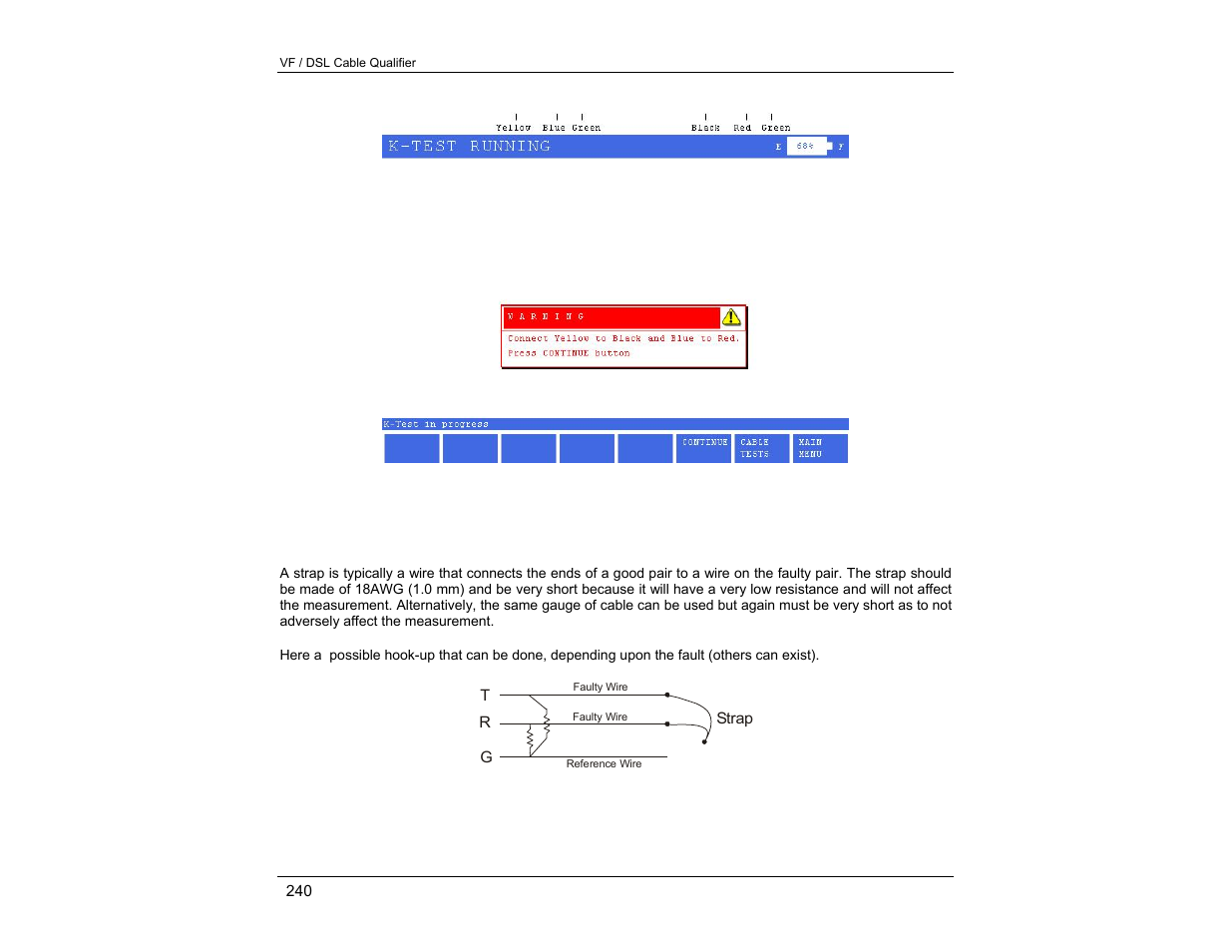 EXFO CableSHARK P3 VF/DSL Cable Qualifier User Manual | Page 252 / 321