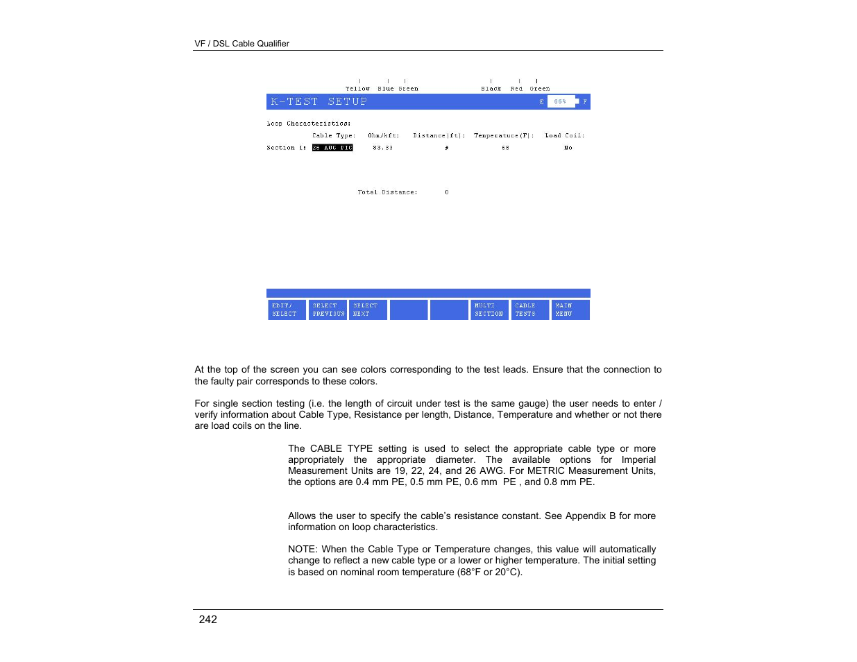 EXFO CableSHARK P3 VF/DSL Cable Qualifier User Manual | Page 254 / 321