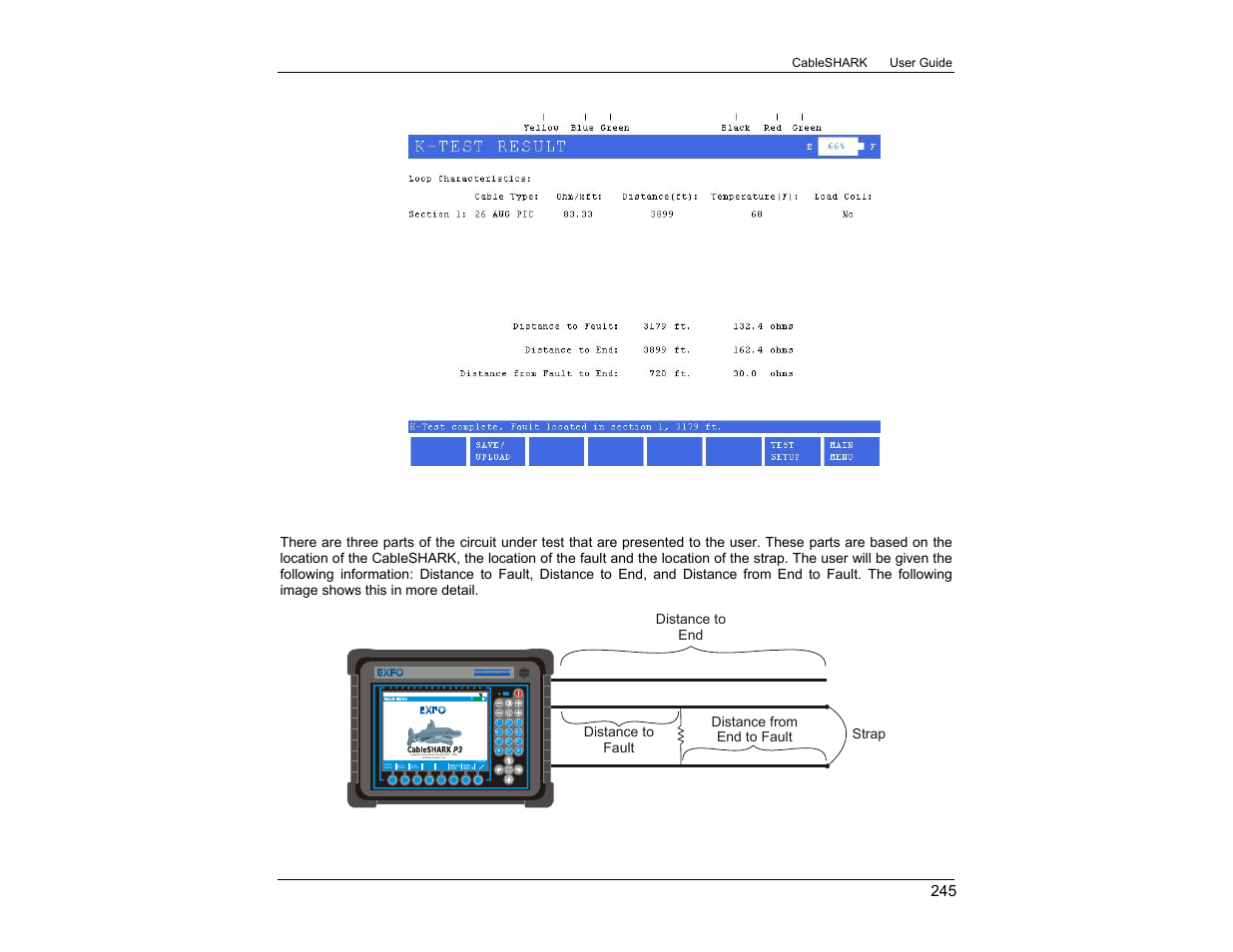 Ab c, De f, Gh i | Jk l, Mn o, Pr s, Tu v, Wx y, Run stop | EXFO CableSHARK P3 VF/DSL Cable Qualifier User Manual | Page 257 / 321