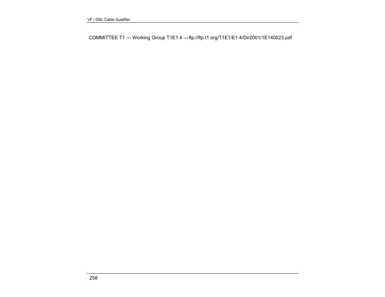EXFO CableSHARK P3 VF/DSL Cable Qualifier User Manual | Page 270 / 321