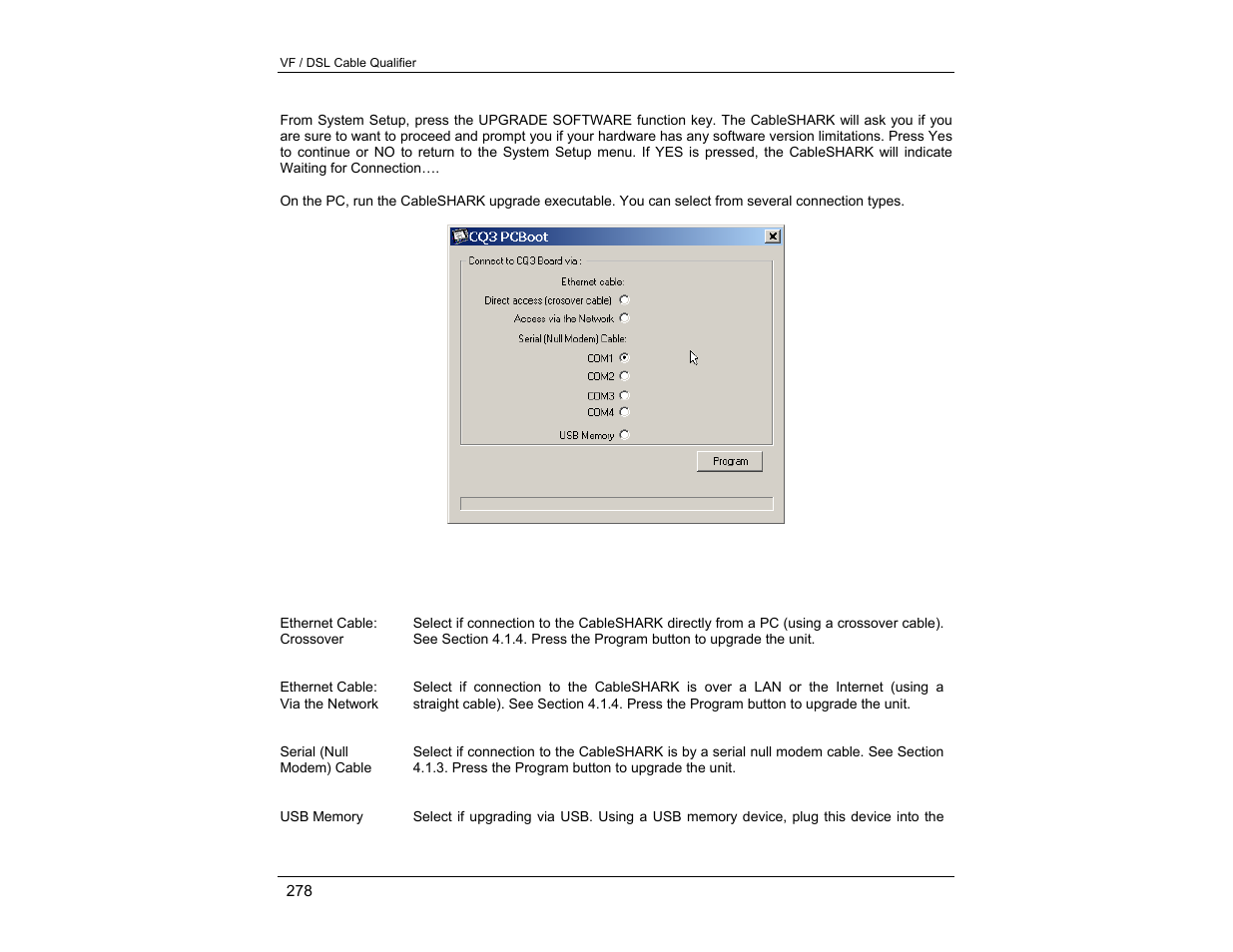 EXFO CableSHARK P3 VF/DSL Cable Qualifier User Manual | Page 290 / 321