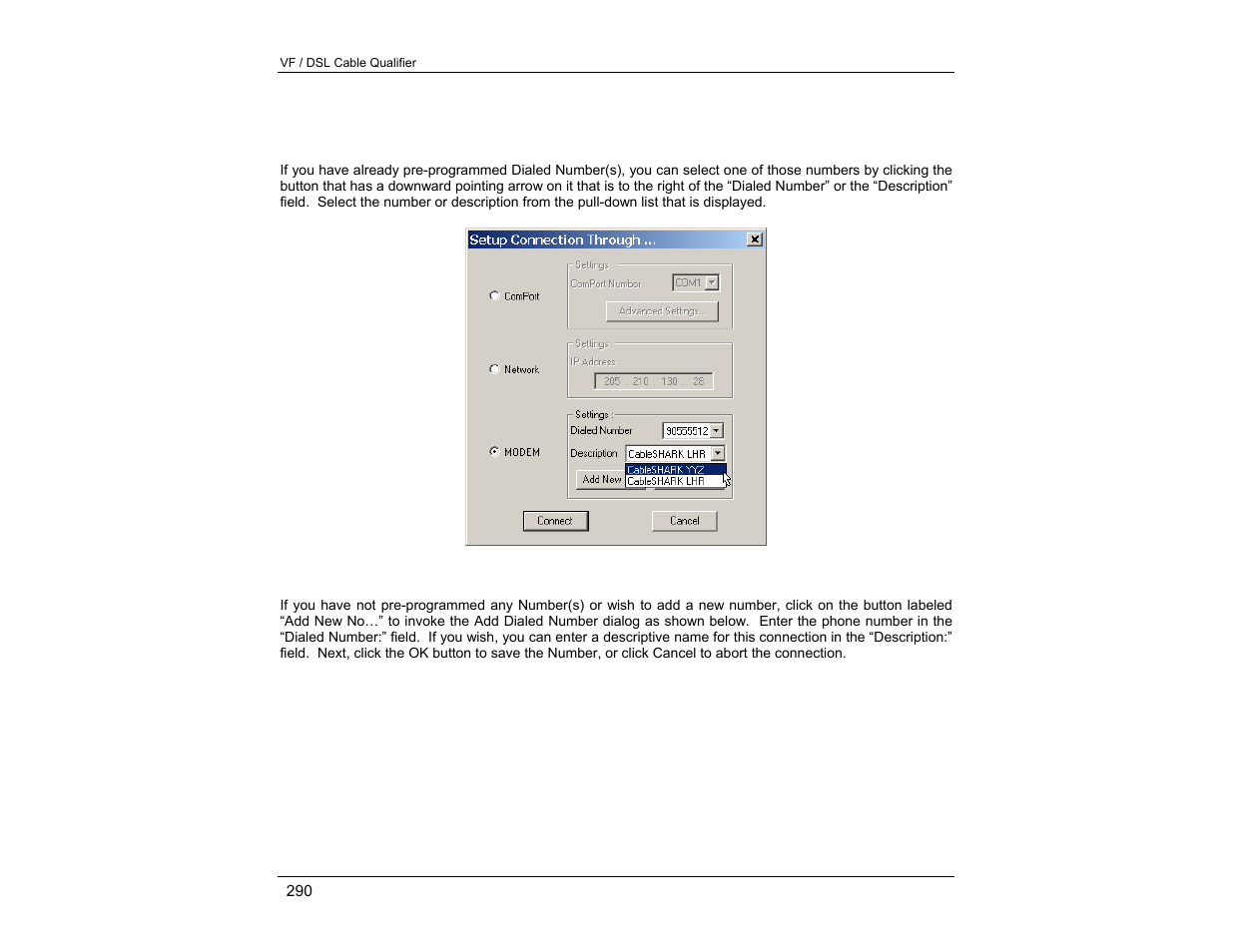 EXFO CableSHARK P3 VF/DSL Cable Qualifier User Manual | Page 302 / 321