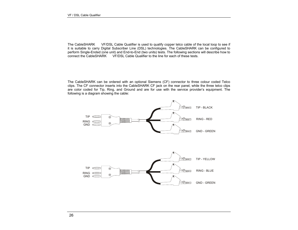 EXFO CableSHARK P3 VF/DSL Cable Qualifier User Manual | Page 38 / 321