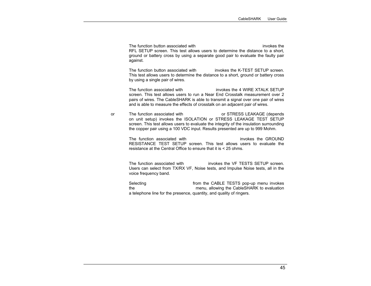 EXFO CableSHARK P3 VF/DSL Cable Qualifier User Manual | Page 57 / 321