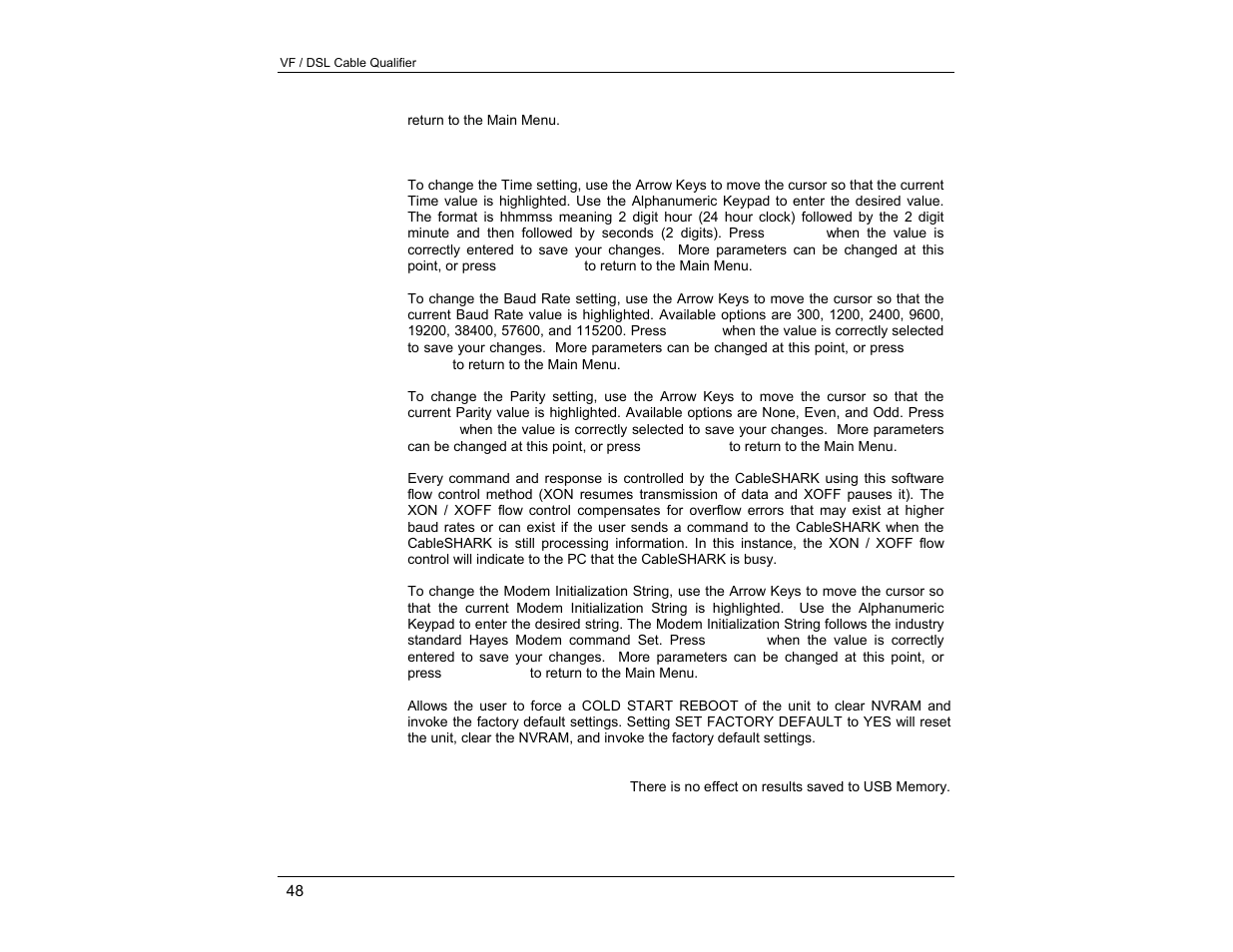 EXFO CableSHARK P3 VF/DSL Cable Qualifier User Manual | Page 60 / 321