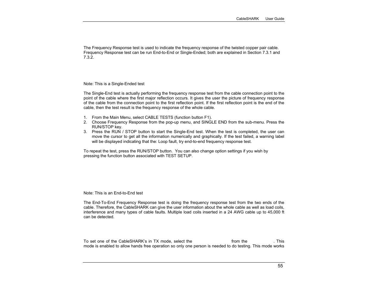 EXFO CableSHARK P3 VF/DSL Cable Qualifier User Manual | Page 67 / 321