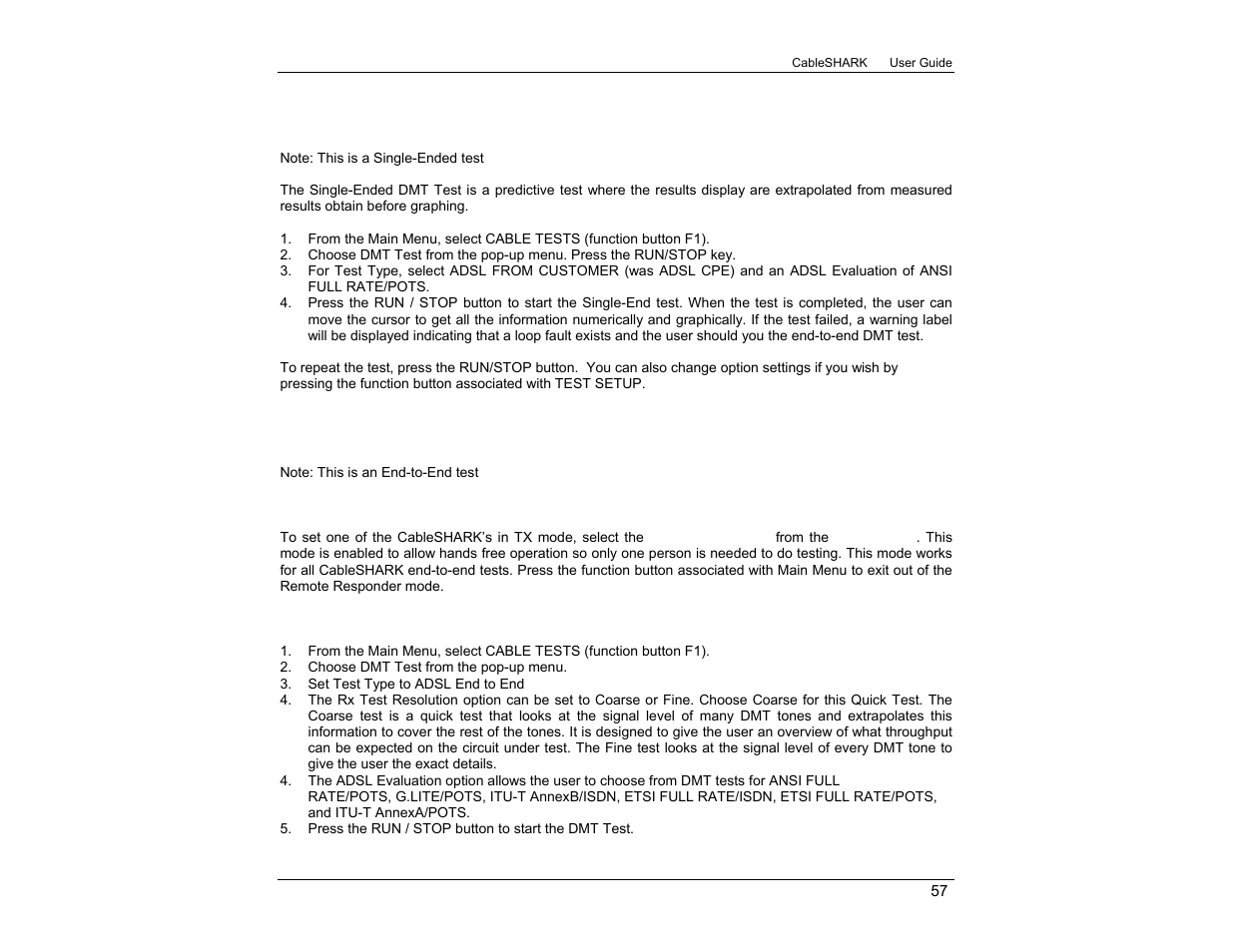 EXFO CableSHARK P3 VF/DSL Cable Qualifier User Manual | Page 69 / 321