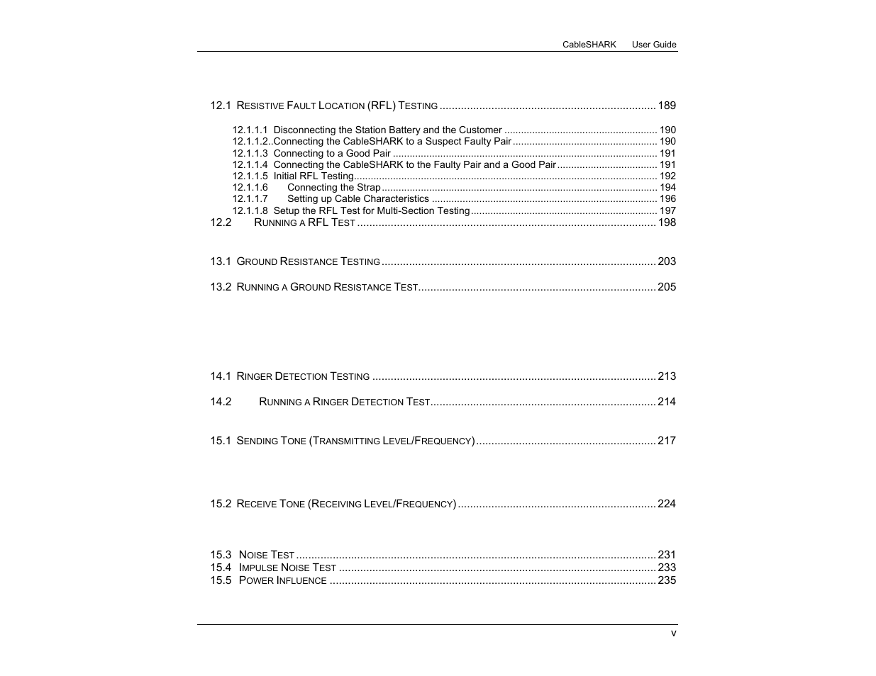 EXFO CableSHARK P3 VF/DSL Cable Qualifier User Manual | Page 7 / 321
