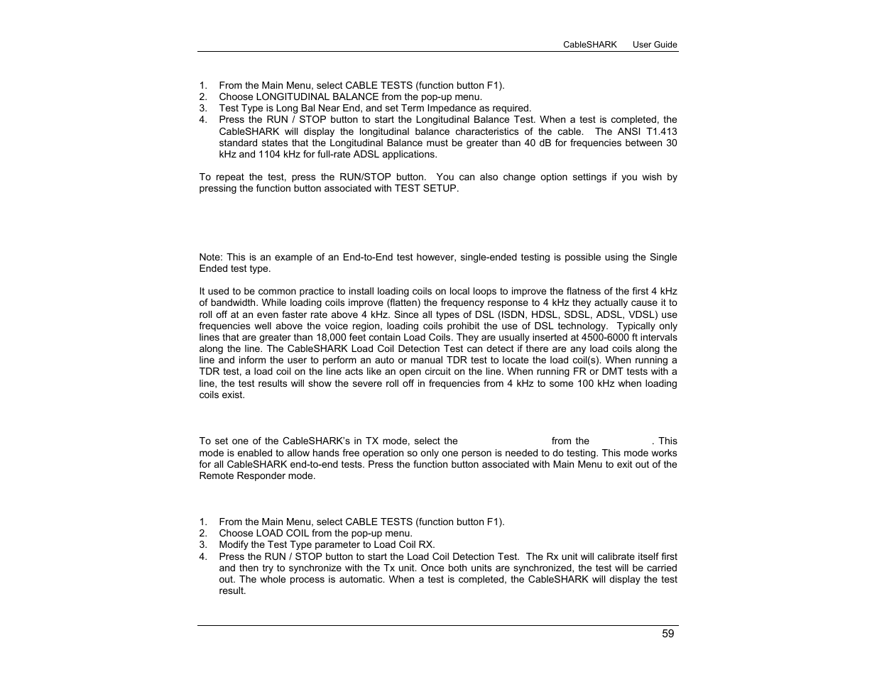 EXFO CableSHARK P3 VF/DSL Cable Qualifier User Manual | Page 71 / 321