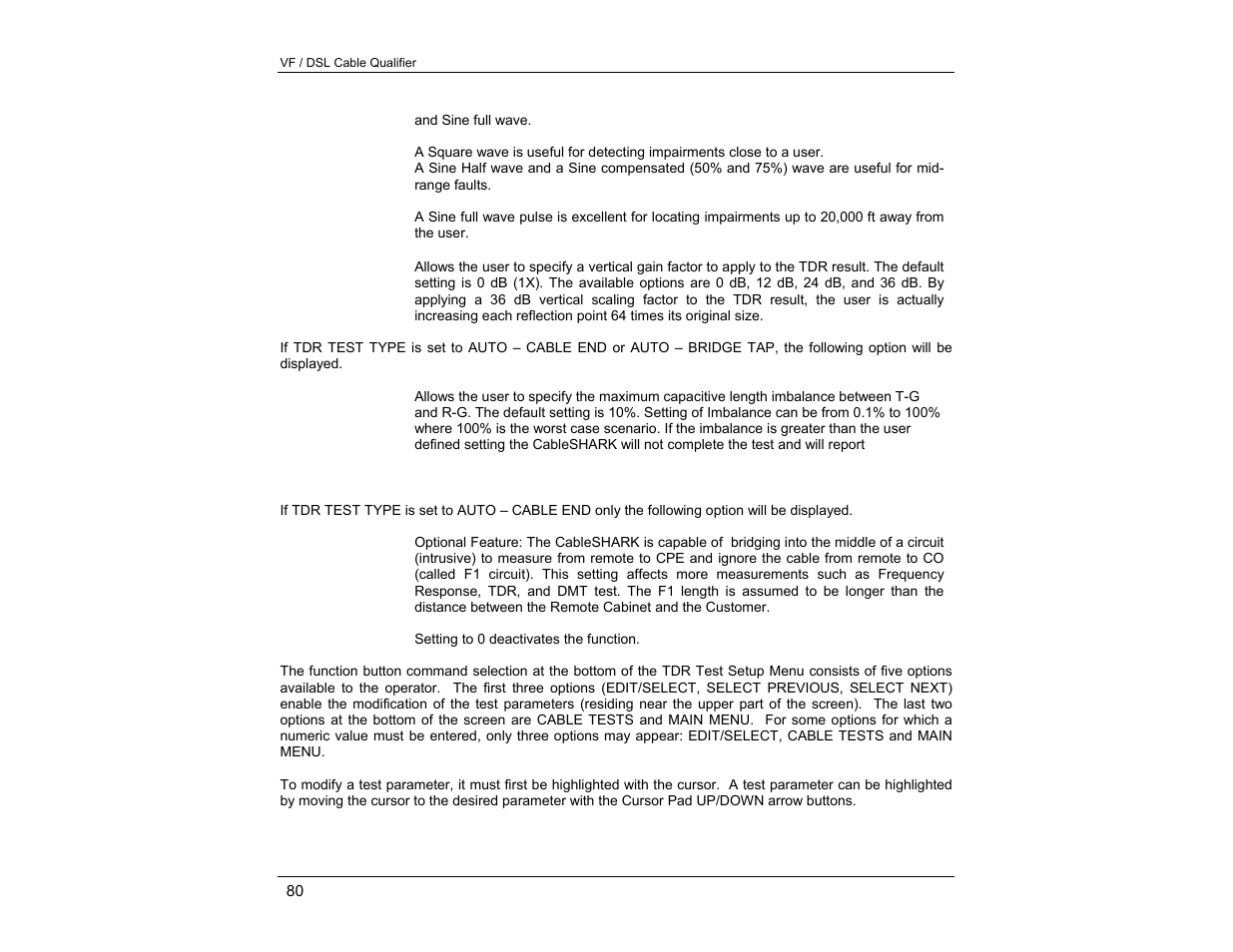 EXFO CableSHARK P3 VF/DSL Cable Qualifier User Manual | Page 92 / 321
