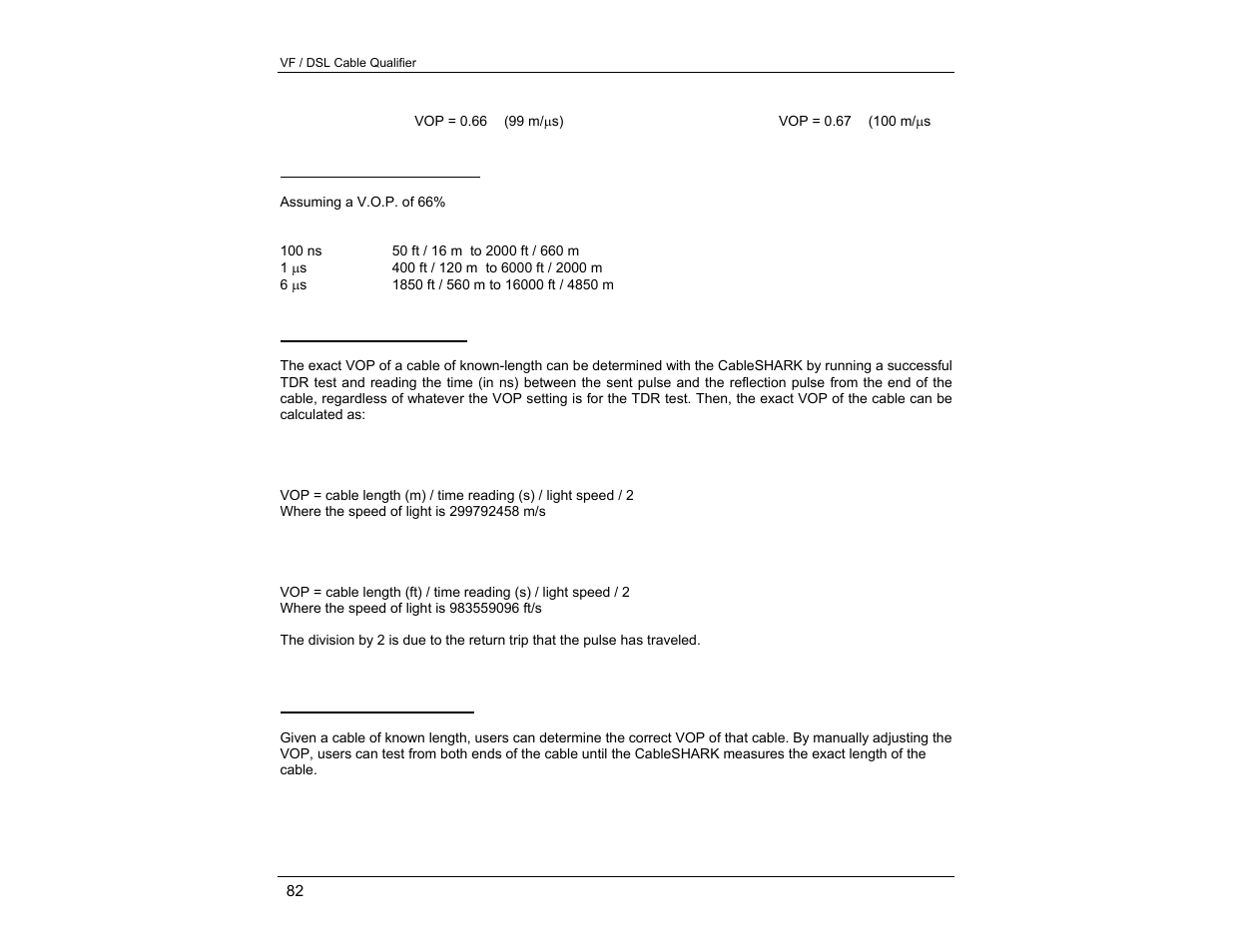 EXFO CableSHARK P3 VF/DSL Cable Qualifier User Manual | Page 94 / 321