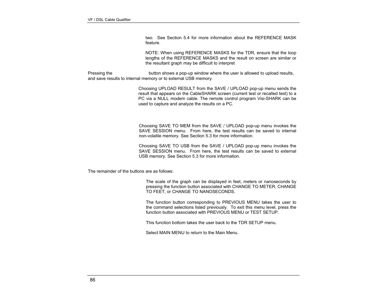 EXFO CableSHARK P3 VF/DSL Cable Qualifier User Manual | Page 98 / 321