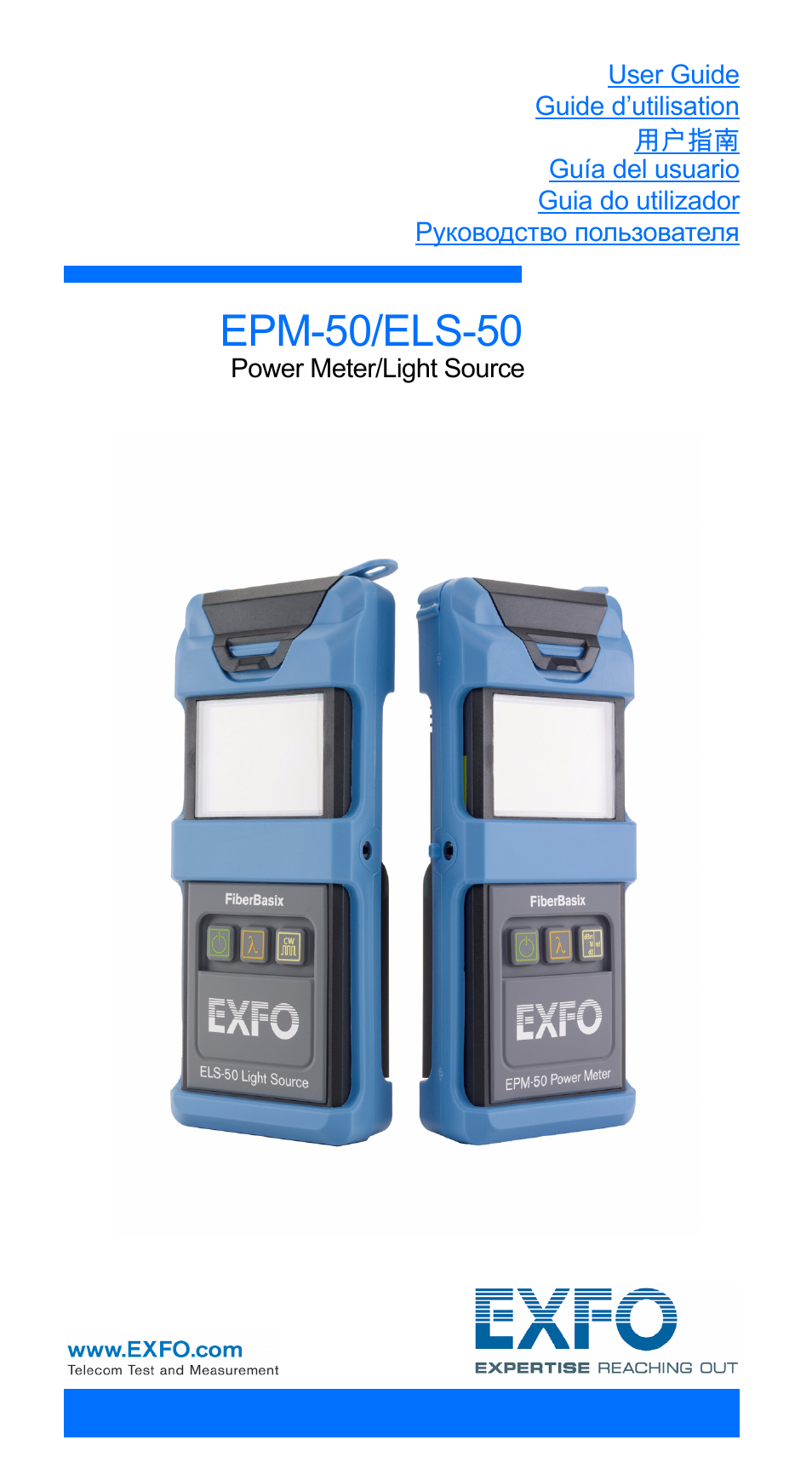 EXFO EPM-ELS-50 User Manual | 206 pages