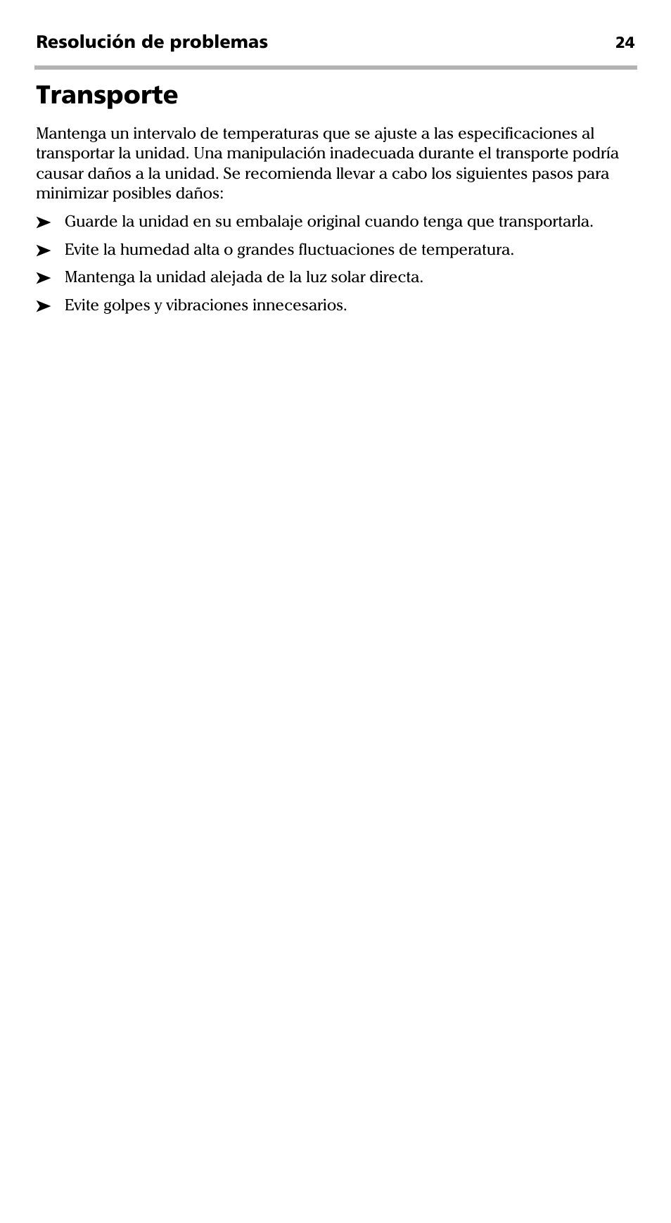 Transporte | EXFO EPM-ELS-50 User Manual | Page 130 / 206
