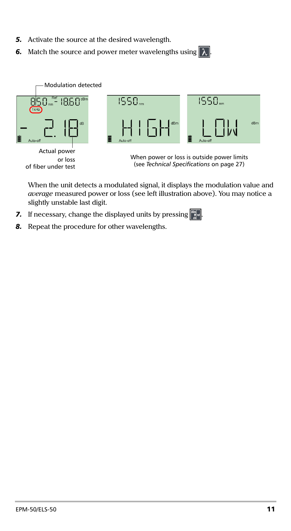 EXFO EPM-ELS-50 User Manual | Page 15 / 206