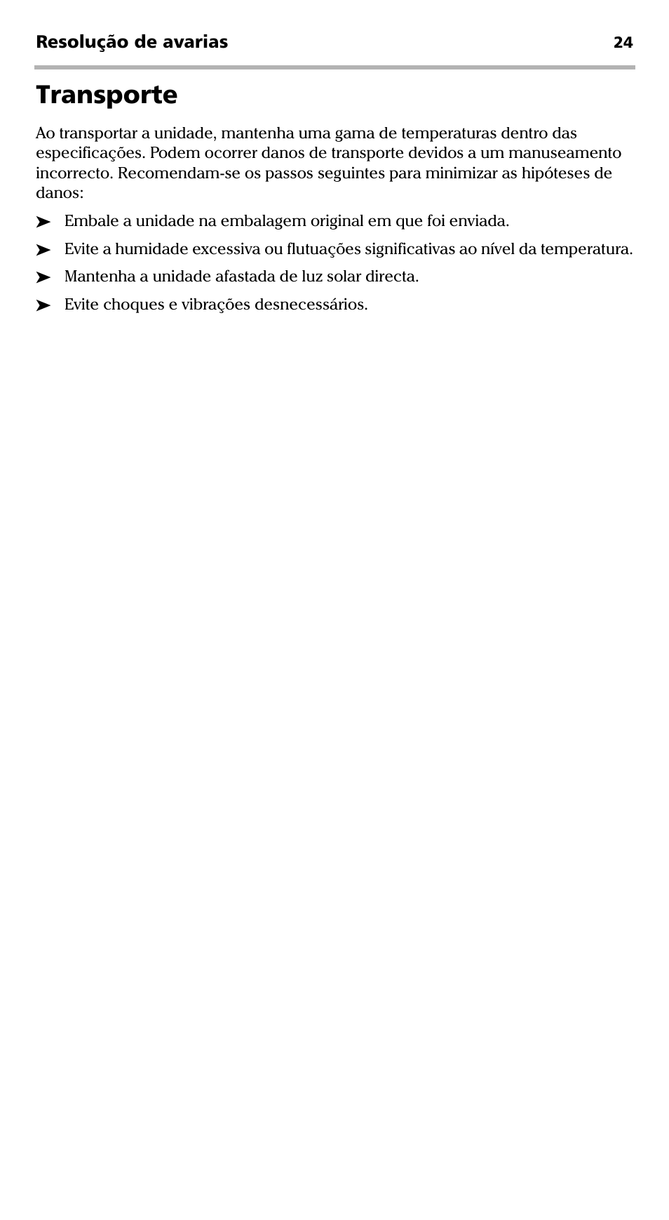 Transporte | EXFO EPM-ELS-50 User Manual | Page 164 / 206