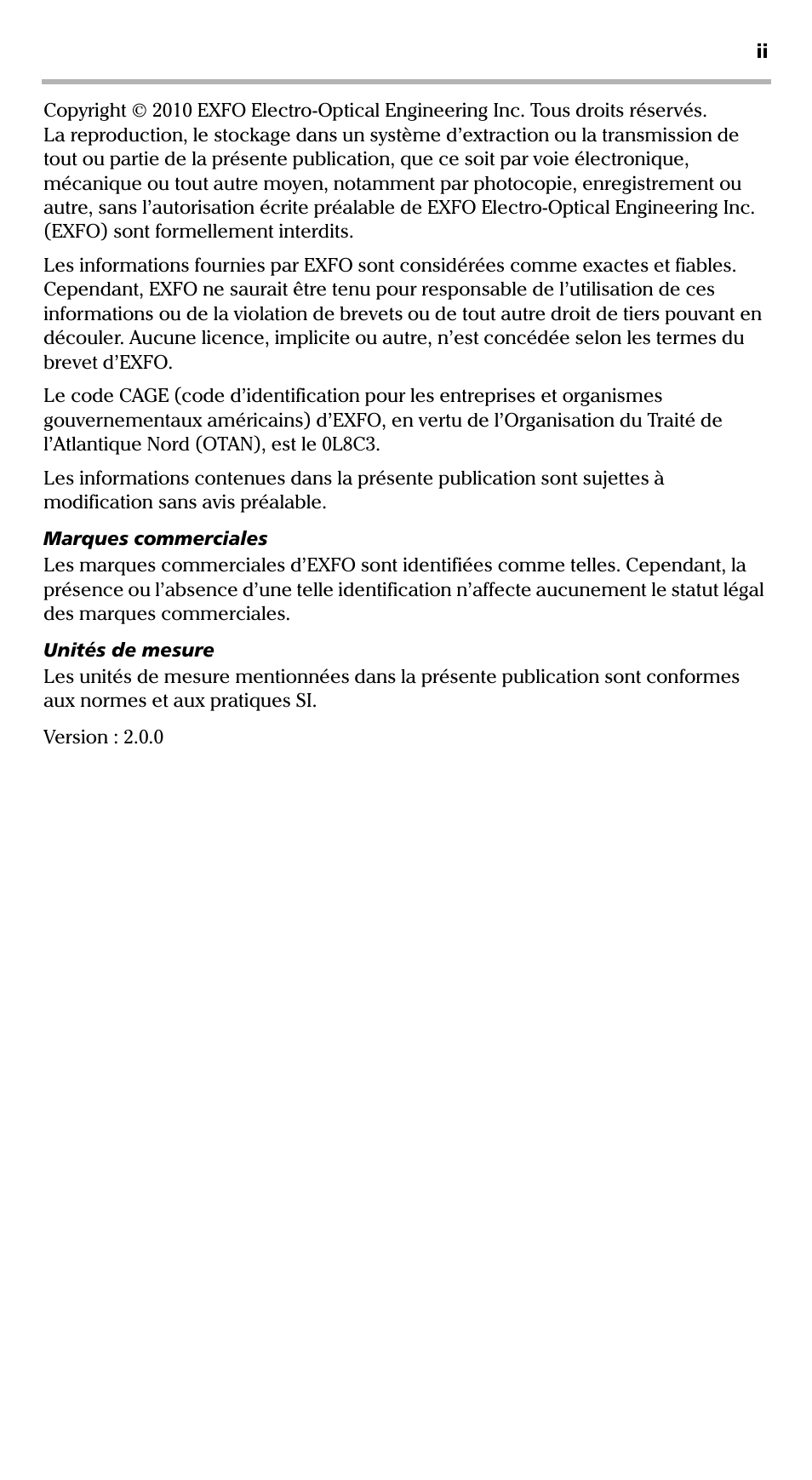 EXFO EPM-ELS-50 User Manual | Page 36 / 206