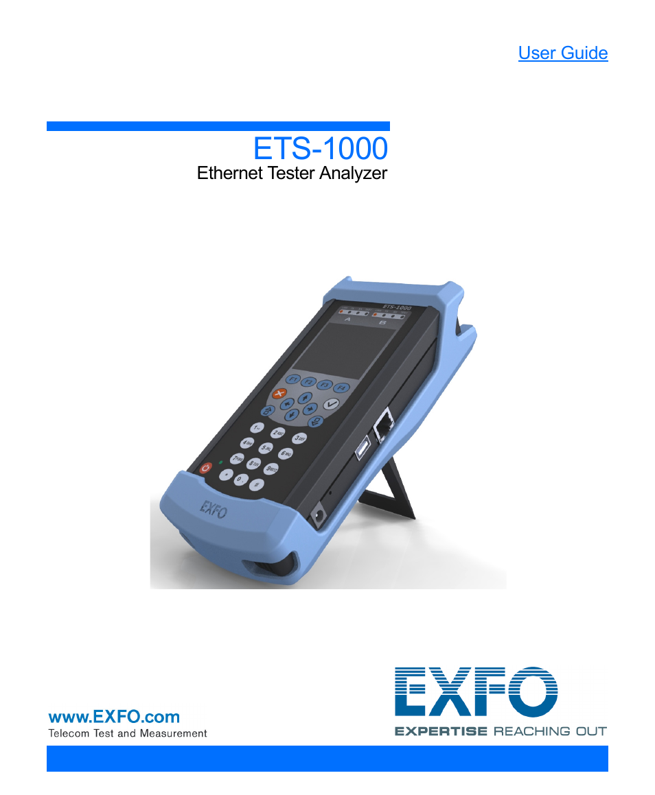 EXFO ETS-1000 User Manual | 173 pages