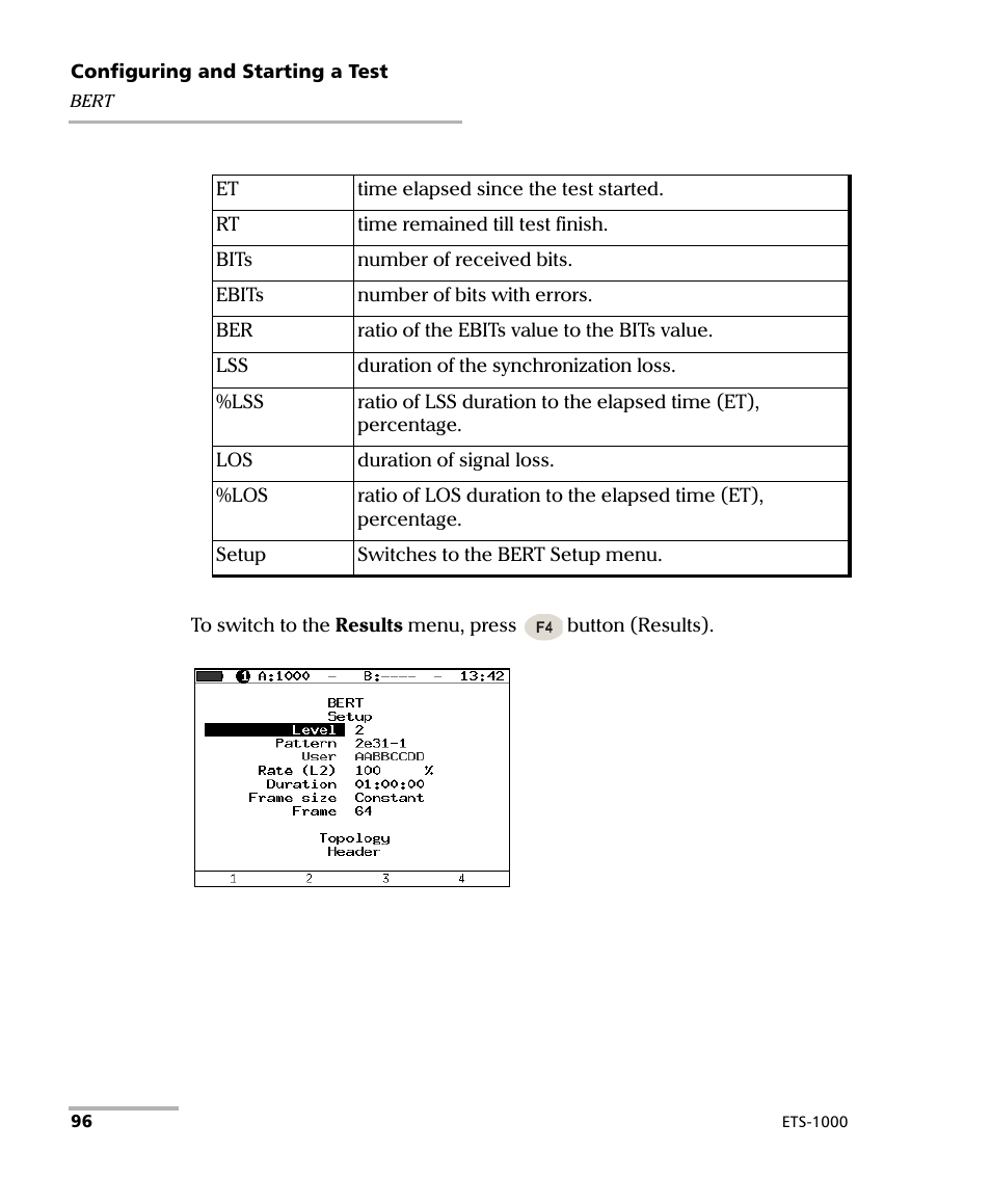 EXFO ETS-1000 User Manual | Page 104 / 173