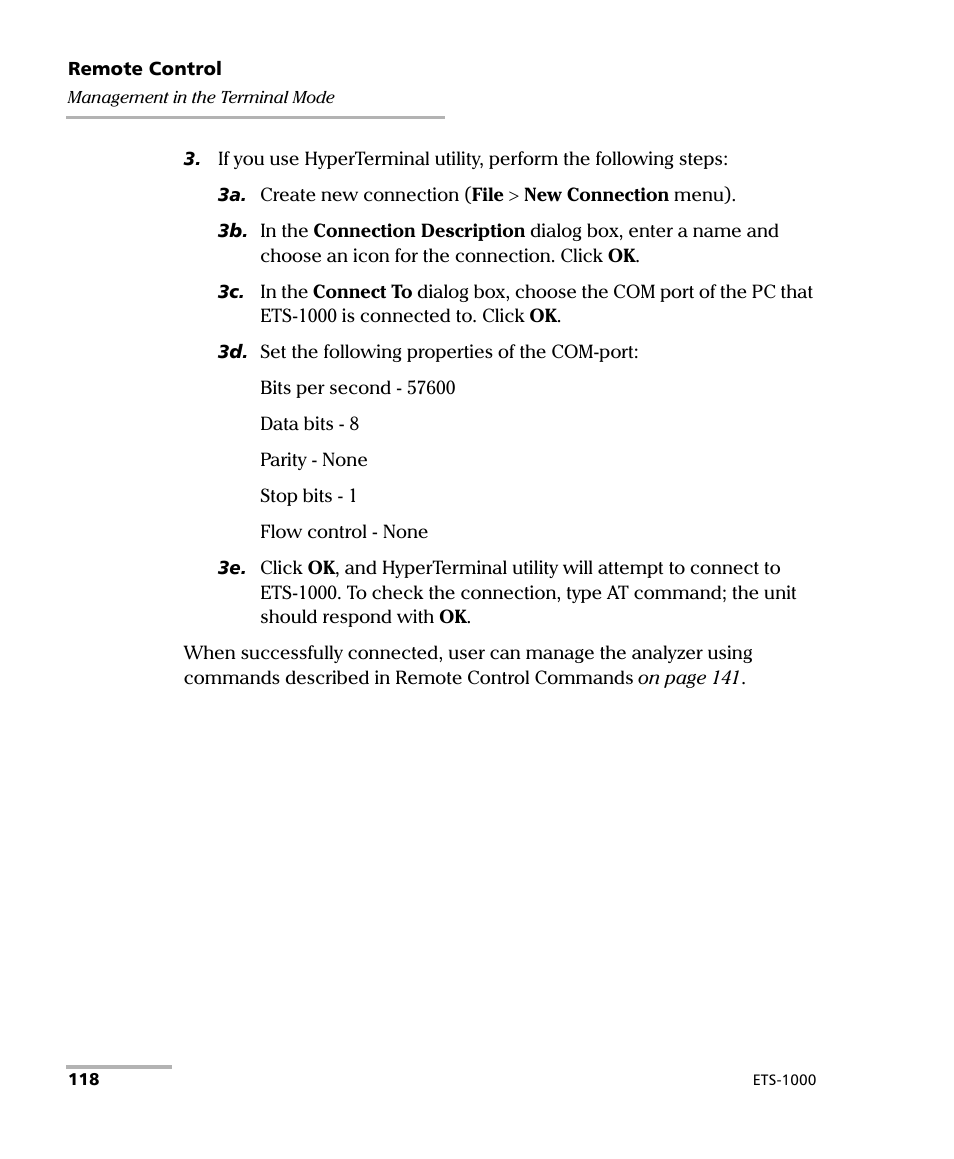 EXFO ETS-1000 User Manual | Page 126 / 173