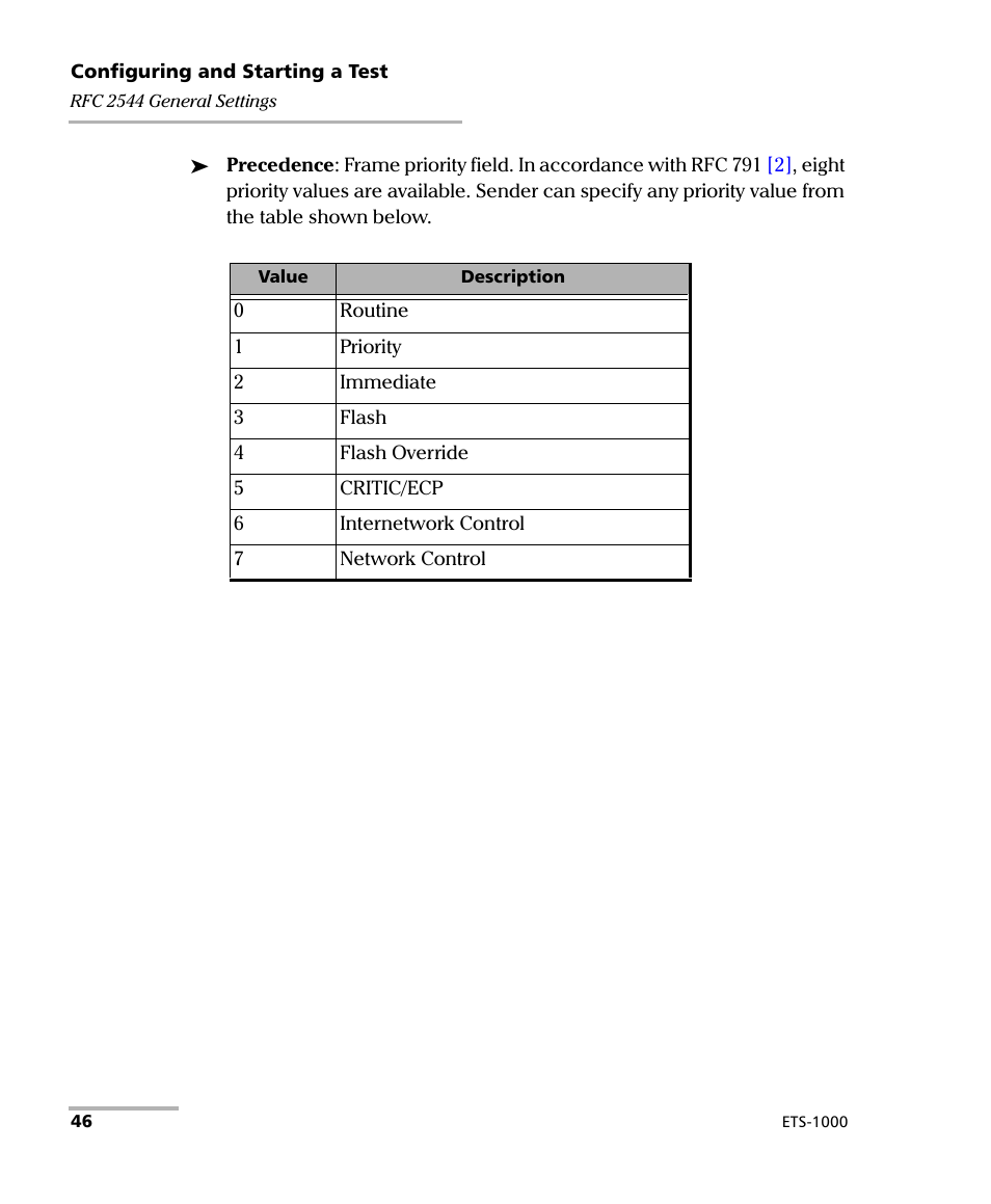 EXFO ETS-1000 User Manual | Page 54 / 173