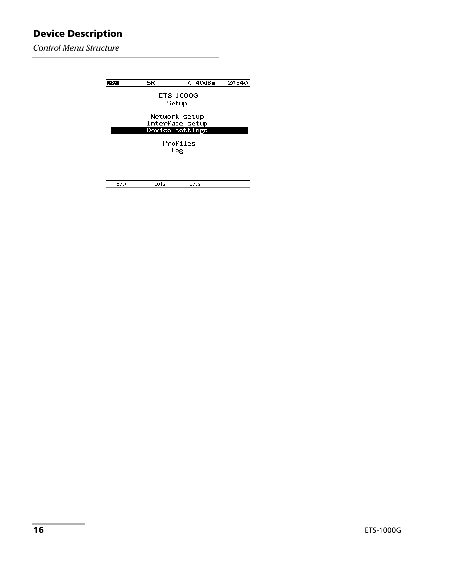 EXFO ETS-1000G User Manual | Page 26 / 195