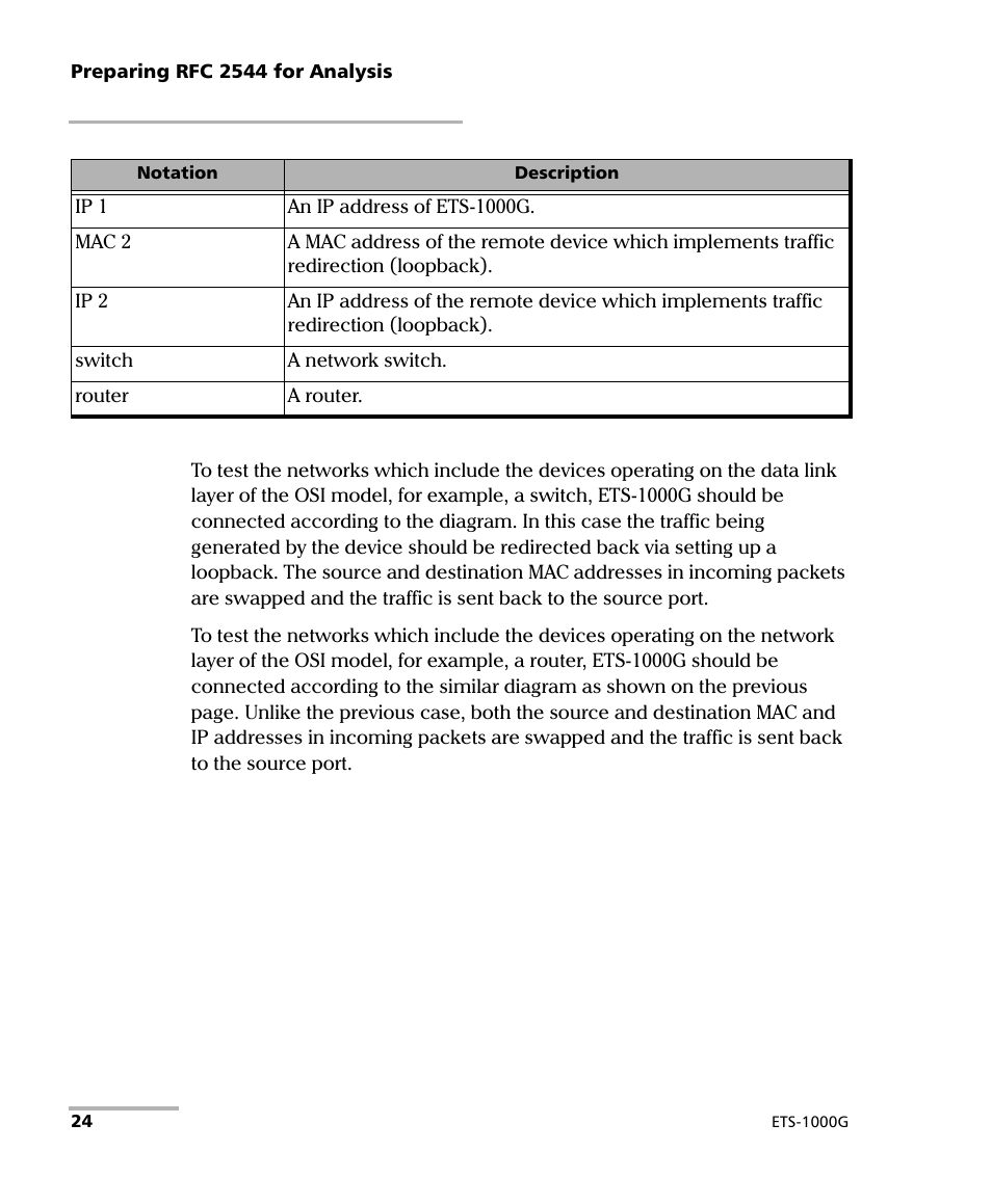 EXFO ETS-1000G User Manual | Page 34 / 195