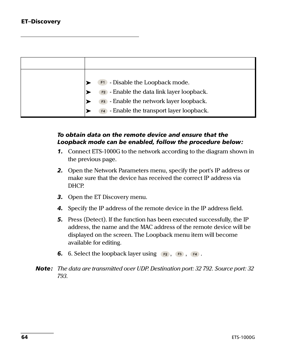 EXFO ETS-1000G User Manual | Page 74 / 195