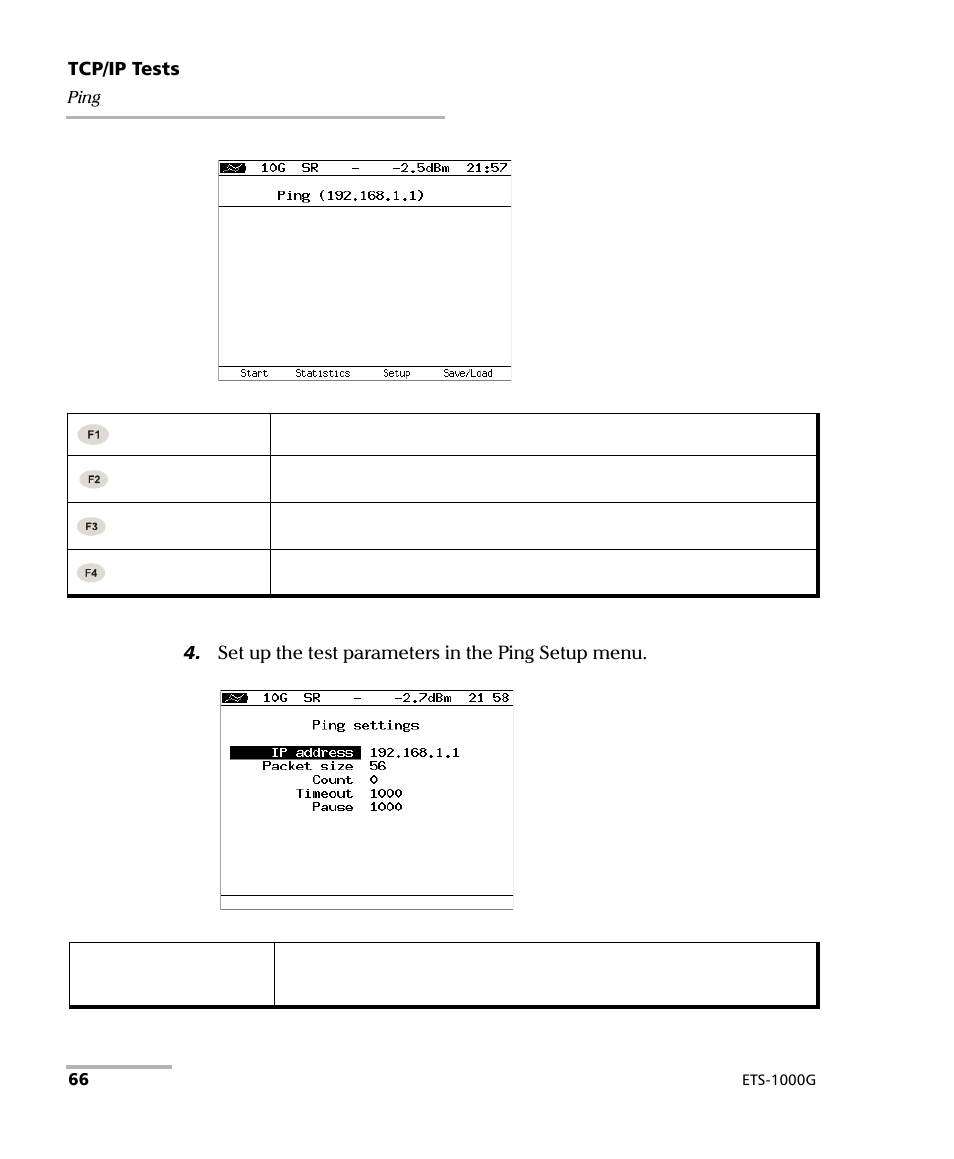 EXFO ETS-1000G User Manual | Page 76 / 195