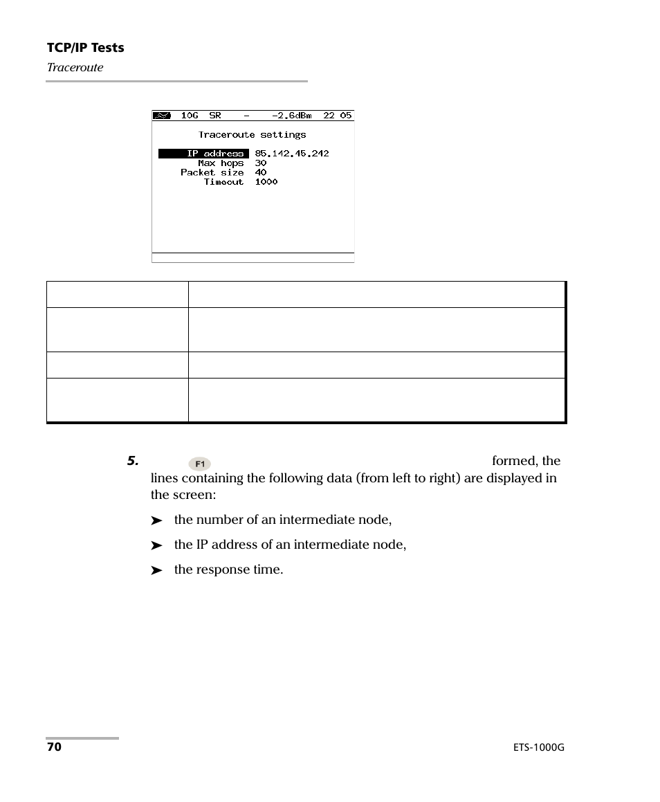 EXFO ETS-1000G User Manual | Page 80 / 195