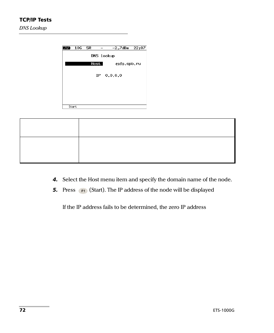 EXFO ETS-1000G User Manual | Page 82 / 195
