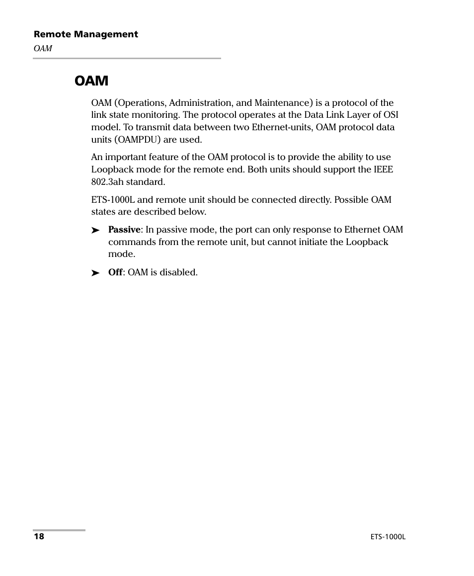 EXFO ETS-1000L User Manual | Page 24 / 47