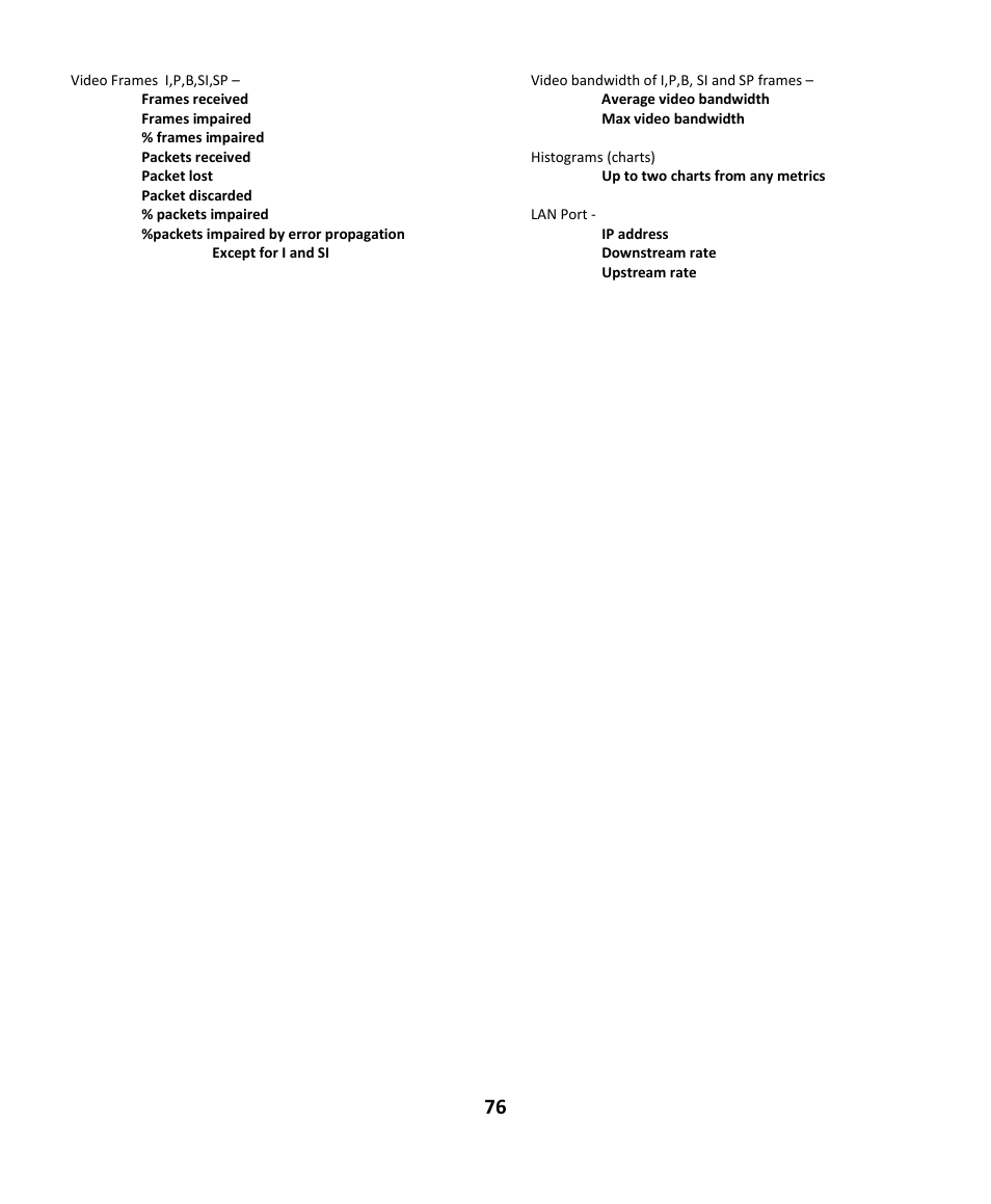 EXFO EXpert IPTV Test Tools (FTB-1 / 2 Pro) User Manual | Page 76 / 82