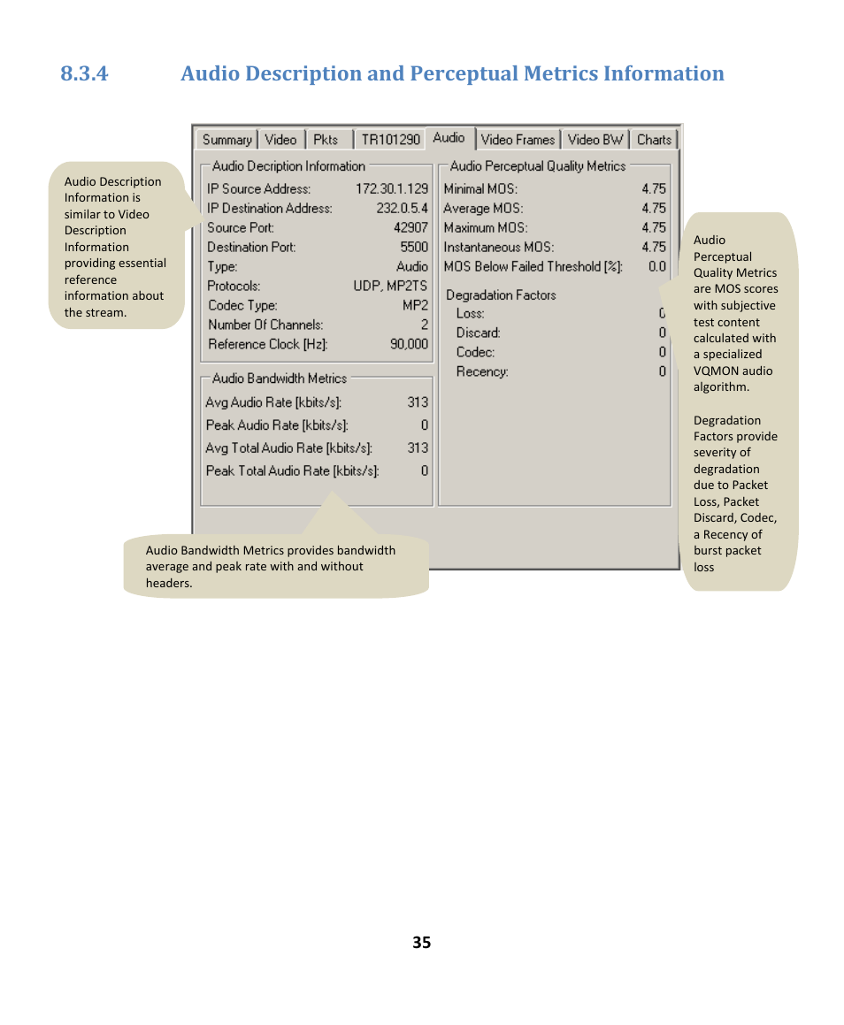 EXFO EXpert IPTV Test Tools (FTB-200v2) User Manual | Page 35 / 82