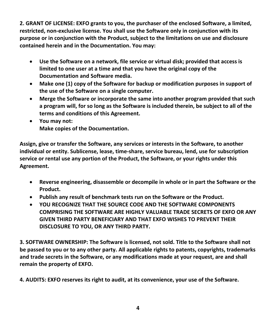 EXFO EXpert IPTV Test Tools (FTB-200v2) User Manual | Page 4 / 82