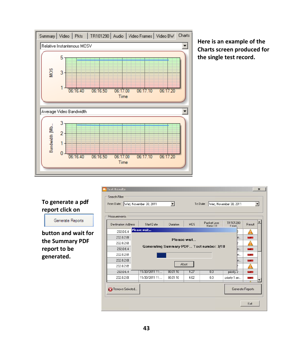 EXFO EXpert IPTV Test Tools (FTB-200v2) User Manual | Page 43 / 82