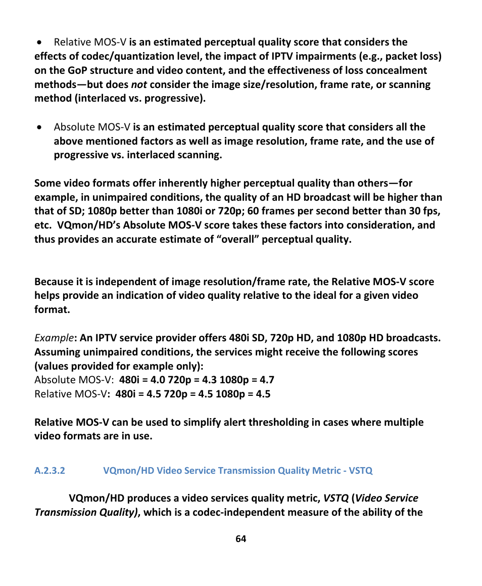EXFO EXpert IPTV Test Tools (FTB-200v2) User Manual | Page 64 / 82