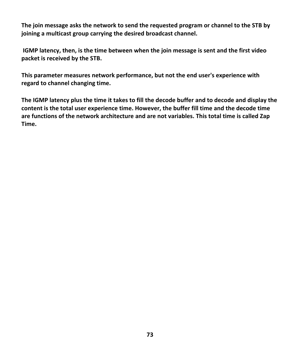 EXFO EXpert IPTV Test Tools (FTB-200v2) User Manual | Page 73 / 82