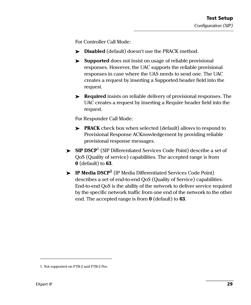 EXFO EXpert VoIP Test Tools User Manual | Page 35 / 107