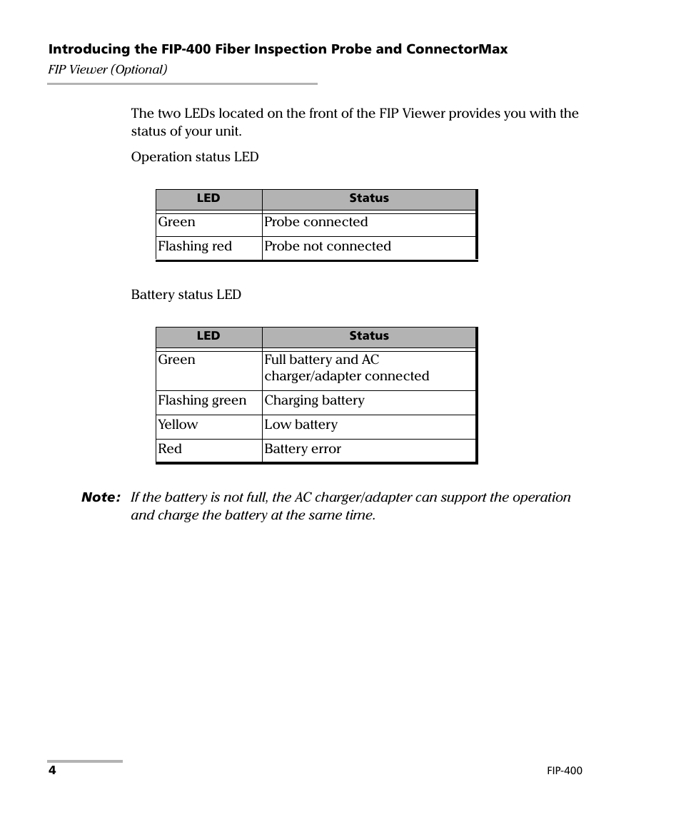 EXFO FIP-400 Fiber Inspection Probe and ConnectorMax User Manual | Page 10 / 78