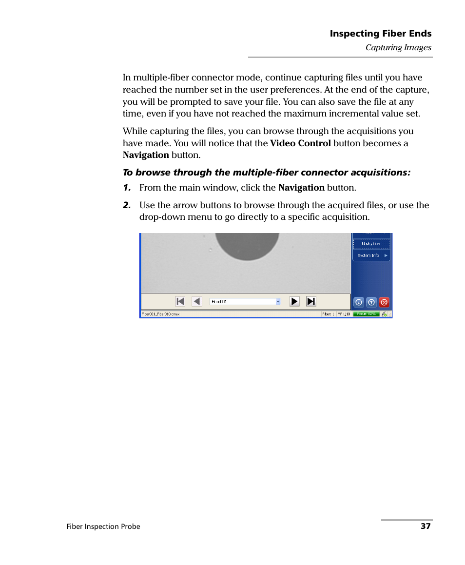EXFO FIP-400 Fiber Inspection Probe and ConnectorMax User Manual | Page 43 / 78