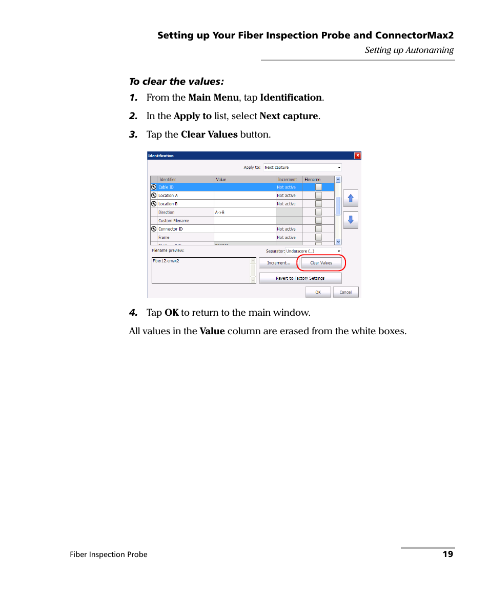 EXFO FIP-400B Fiber Inspection Probe and ConnectorMax2 User Manual | Page 25 / 111